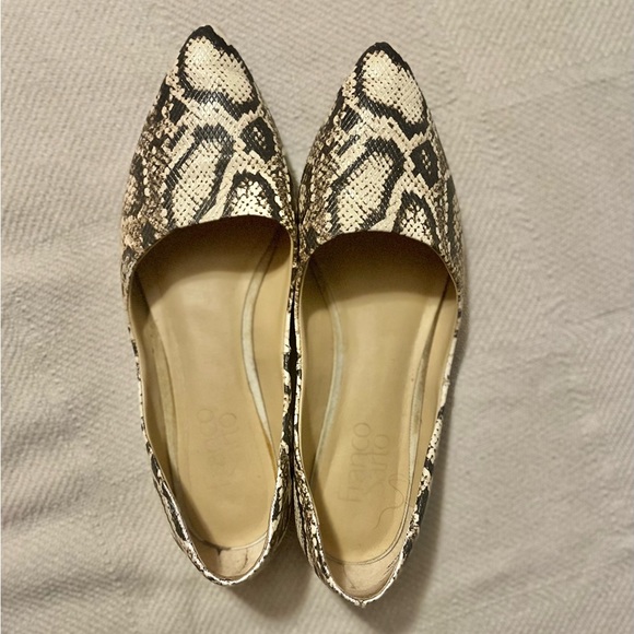 Franco Sarto faux snakeskin flats size 6.5 - Picture 3 of 7